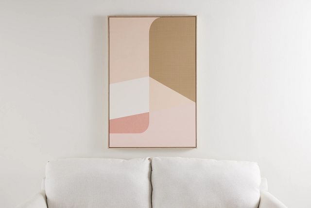 Jones Beige Canvas Wall Art