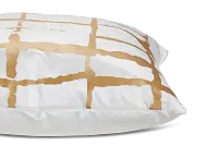 Liam Gold 22" Square Accent Pillow