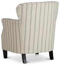 Layla Beige Fabric Accent Chair