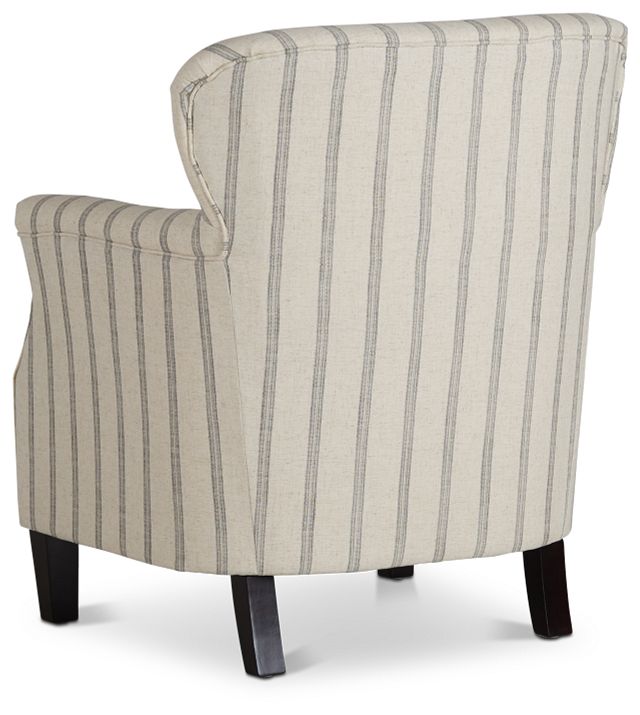 Layla Beige Fabric Accent Chair