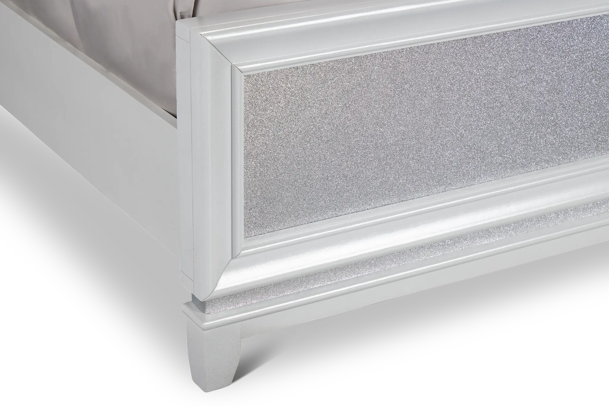 Valentina White Uph Panel Bed Valentina White Uph Panel Bed