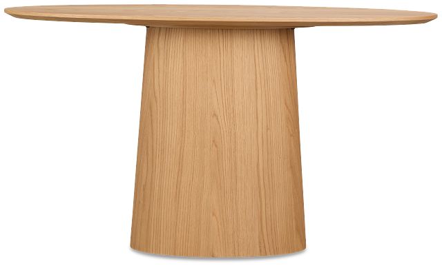 Nomad Light Tone Oval Sofa Table