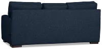 Sinclair Dark Blue Fabric Memory Foam Sleeper