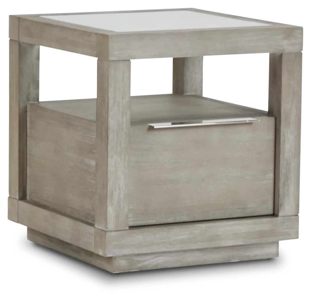 Madden Light Tone End Table