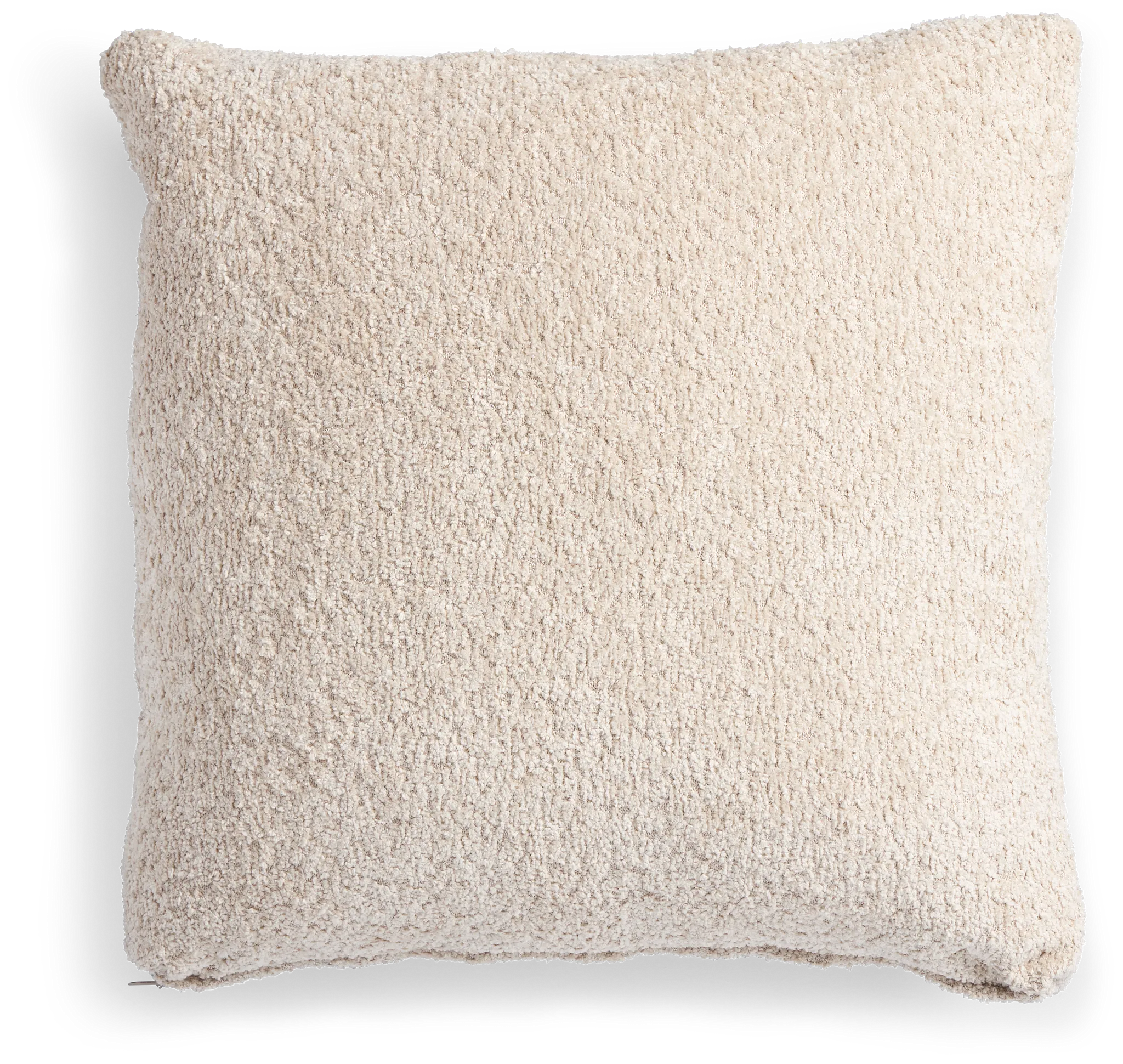 Calista Beige 20" Square Accent Pillow