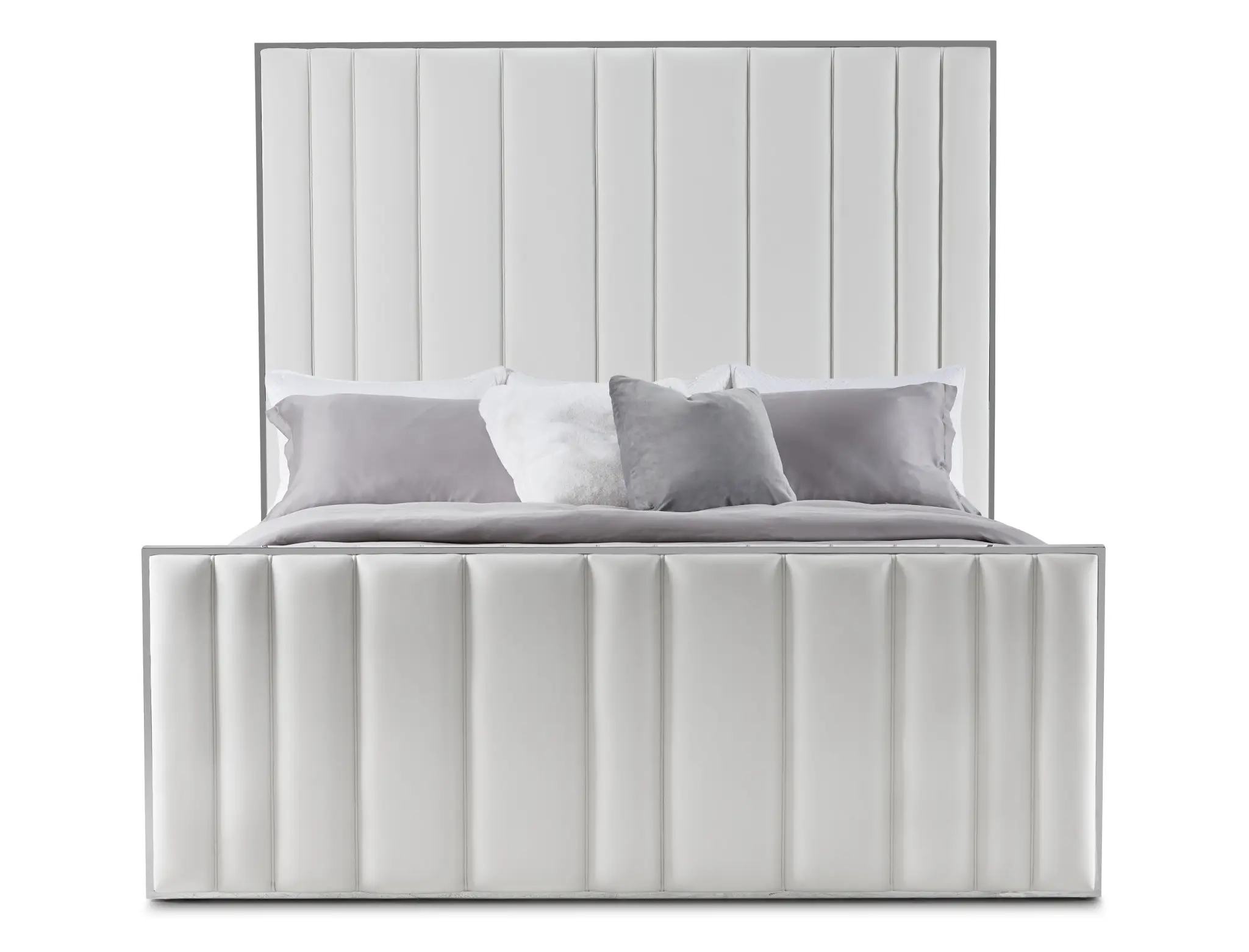 Ocean Drive White Metal Panel Bed Ocean Drive White Metal Panel Bed