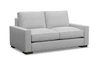 Edgewater Suave Gray Loveseat