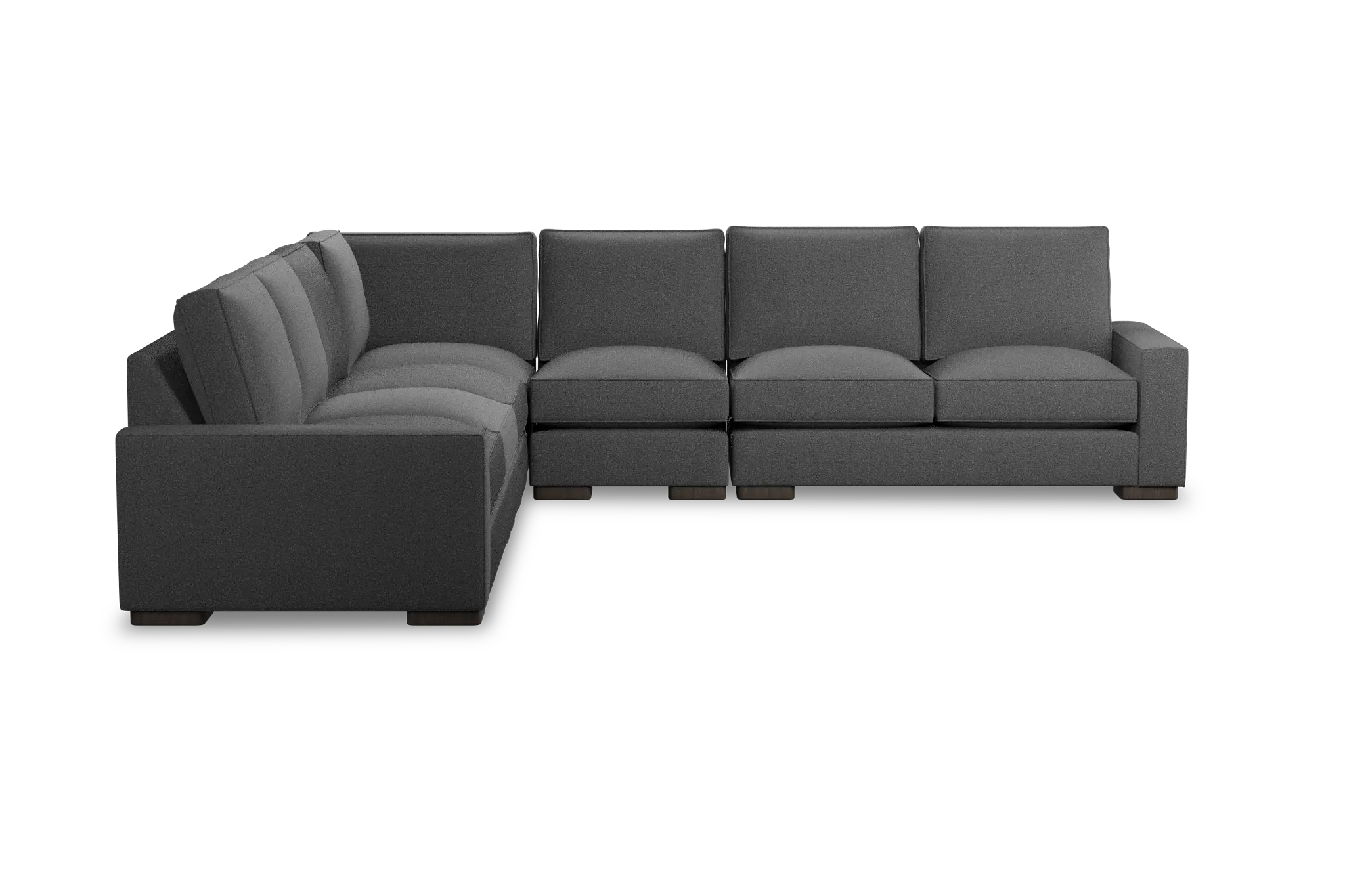 Edgewater Delray Dark Gray Large Two-arm Sectional Edgewater Delray Dark Gray Large Two-arm Sectional