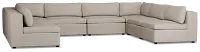 Destin Sutton Beige Fabric 8-piece Modular Sectional