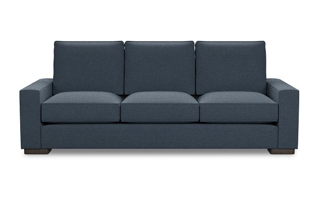 Edgewater Haven Blue 96" Sofa W/ 3 Cushions (3)