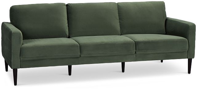 Nala Green Velvet Sofa