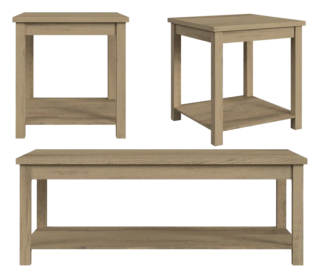 Wylan Light Tone 3 Pack Tables