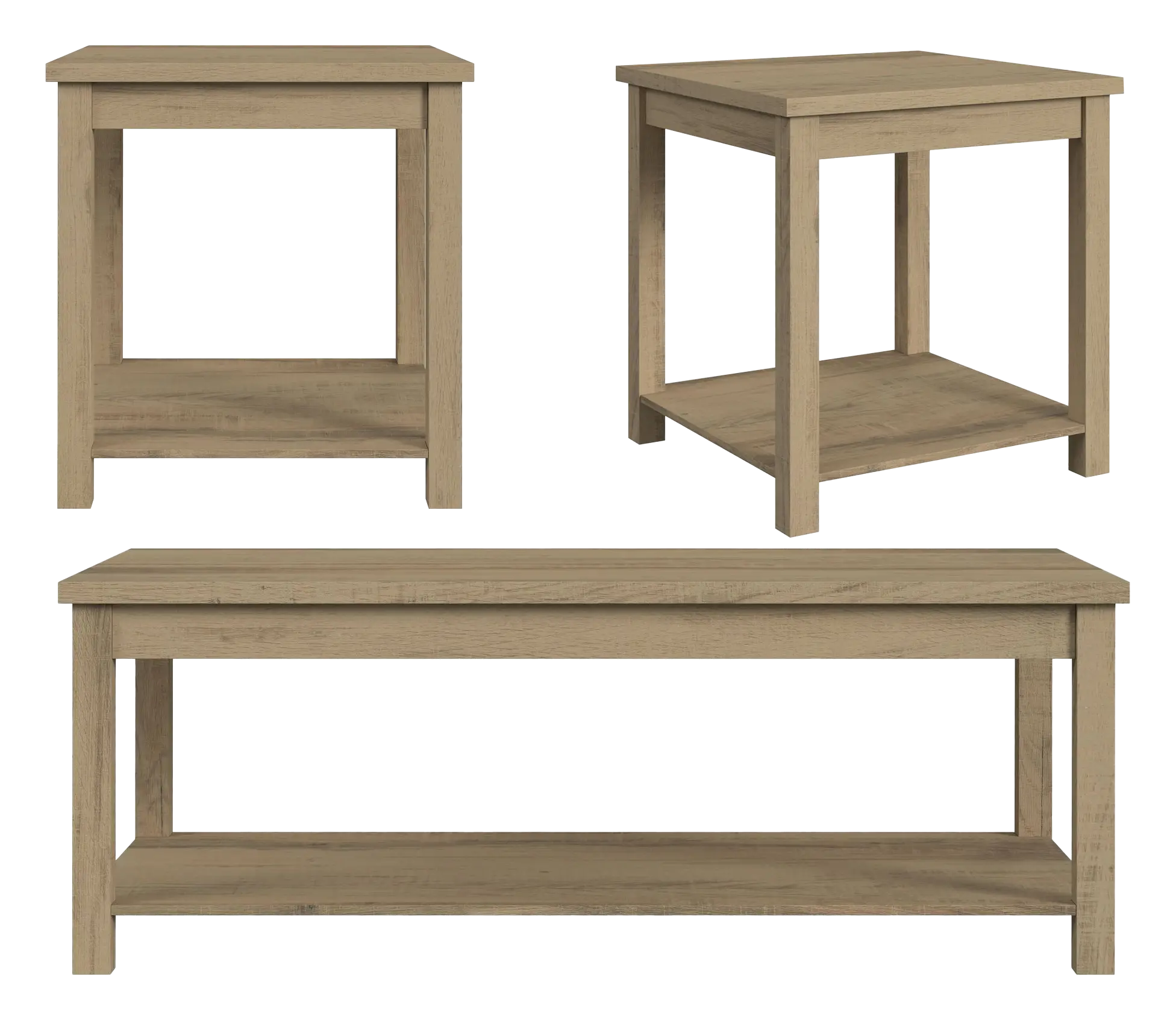 Wylan Light Tone 3 Pack Tables Wylan Light Tone 3 Pack Tables