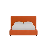 Grayton Joya Orange 44" Upholstered Platform Bed