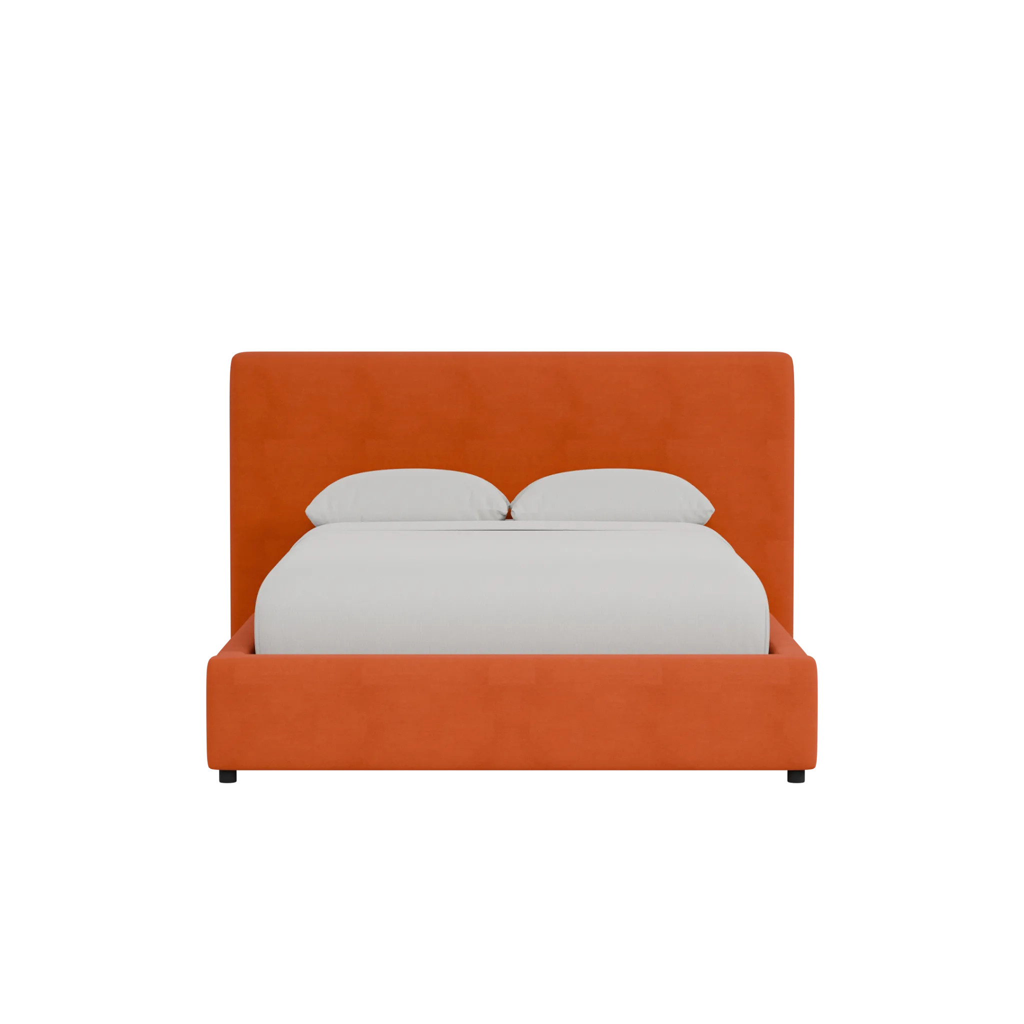 Grayton Joya Orange 44" Upholstered Platform Bed