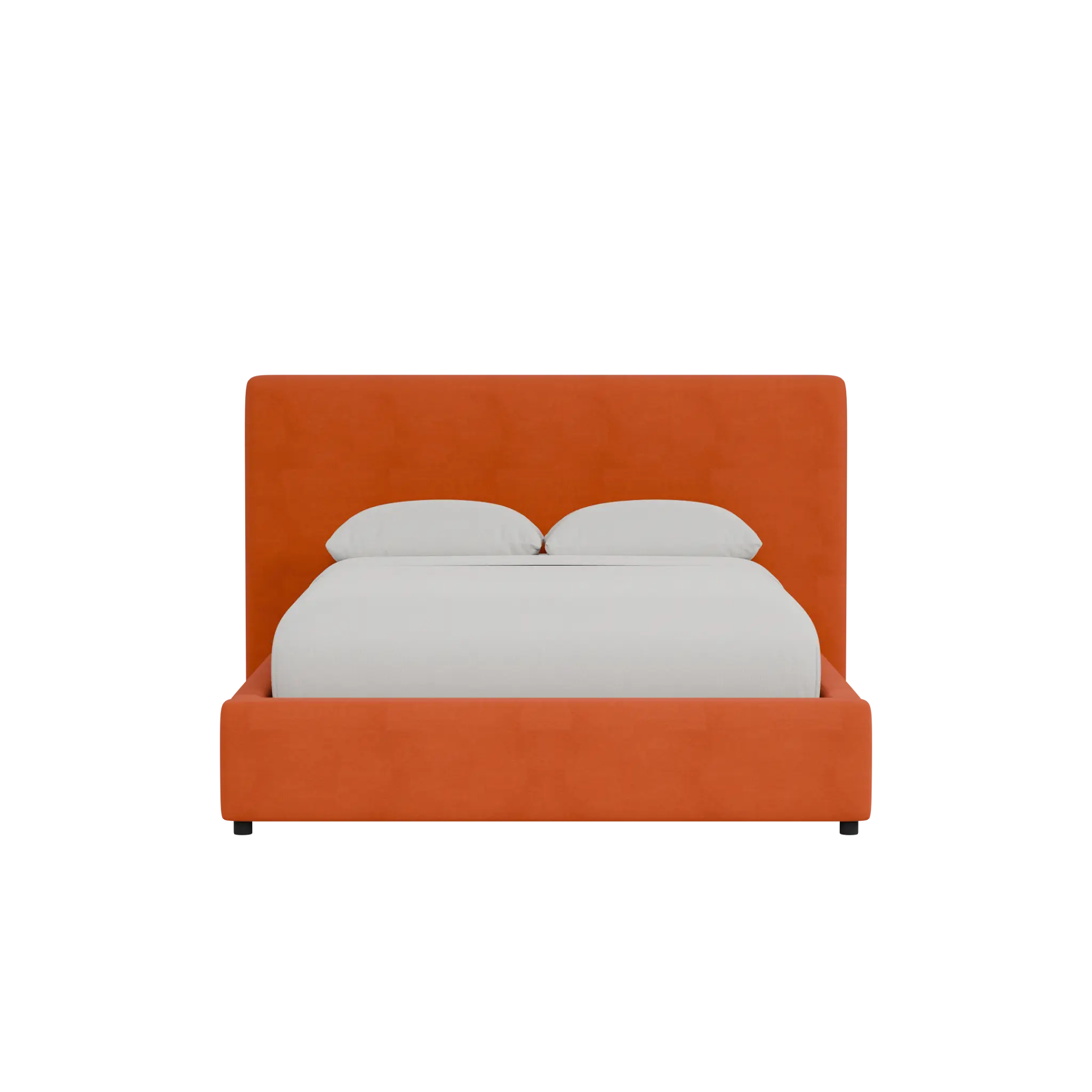 Grayton Joya Orange 44" Upholstered Platform Bed Grayton Joya Orange 44" Upholstered Platform Bed