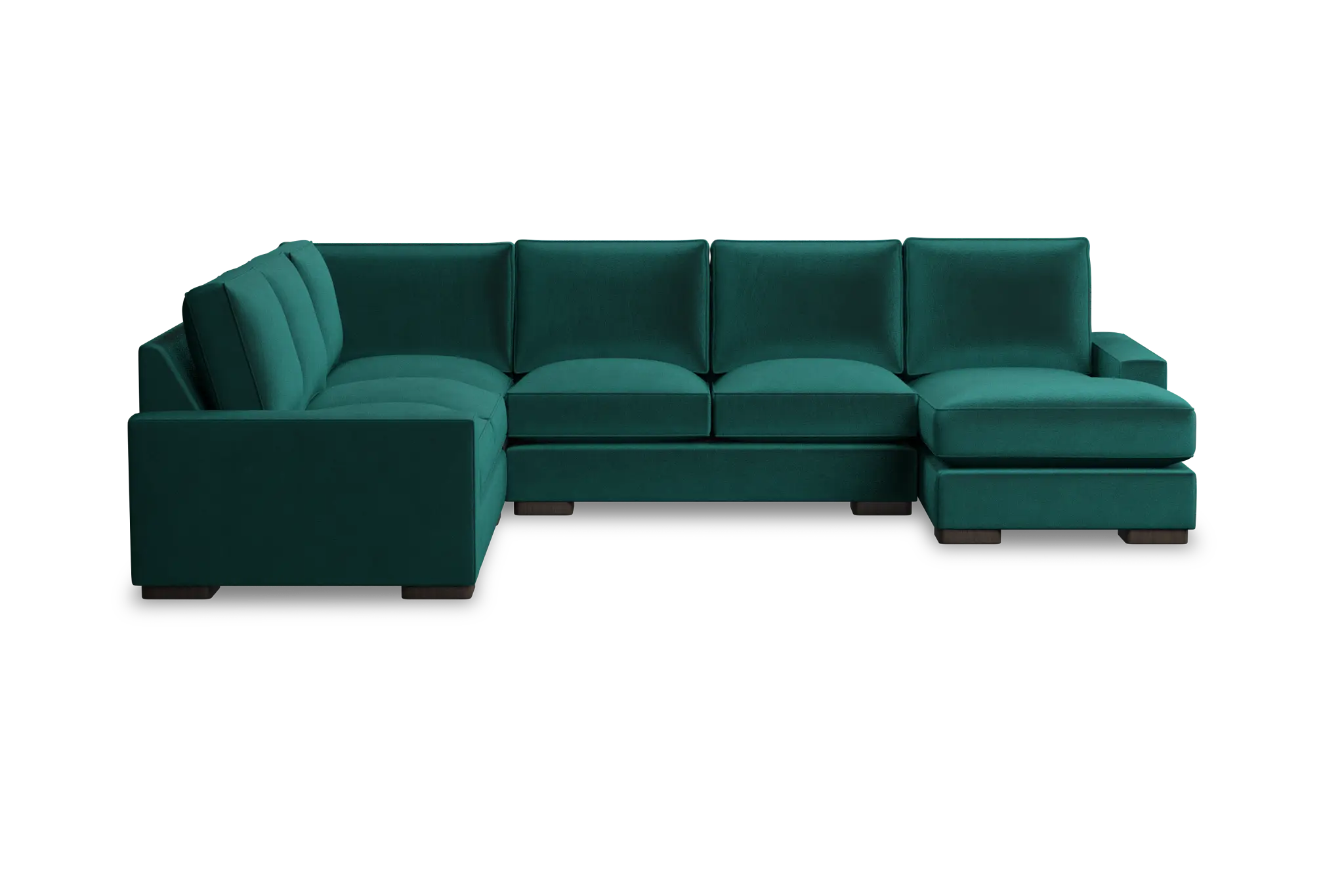Edgewater Joya Green Medium Right Chaise Sectional Edgewater Joya Green Medium Right Chaise Sectional