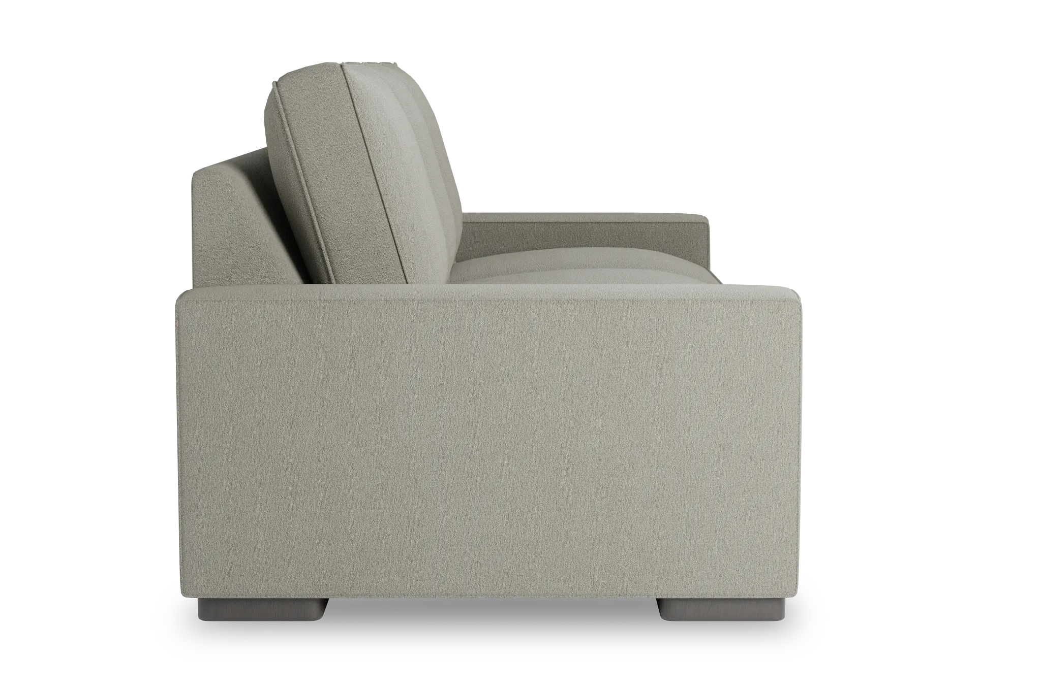 Edgewater Elite Gray 84" Sofa W/ 3 Cushions