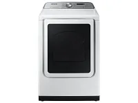 Samsung 5500 Series White Front Load Gas Dryer