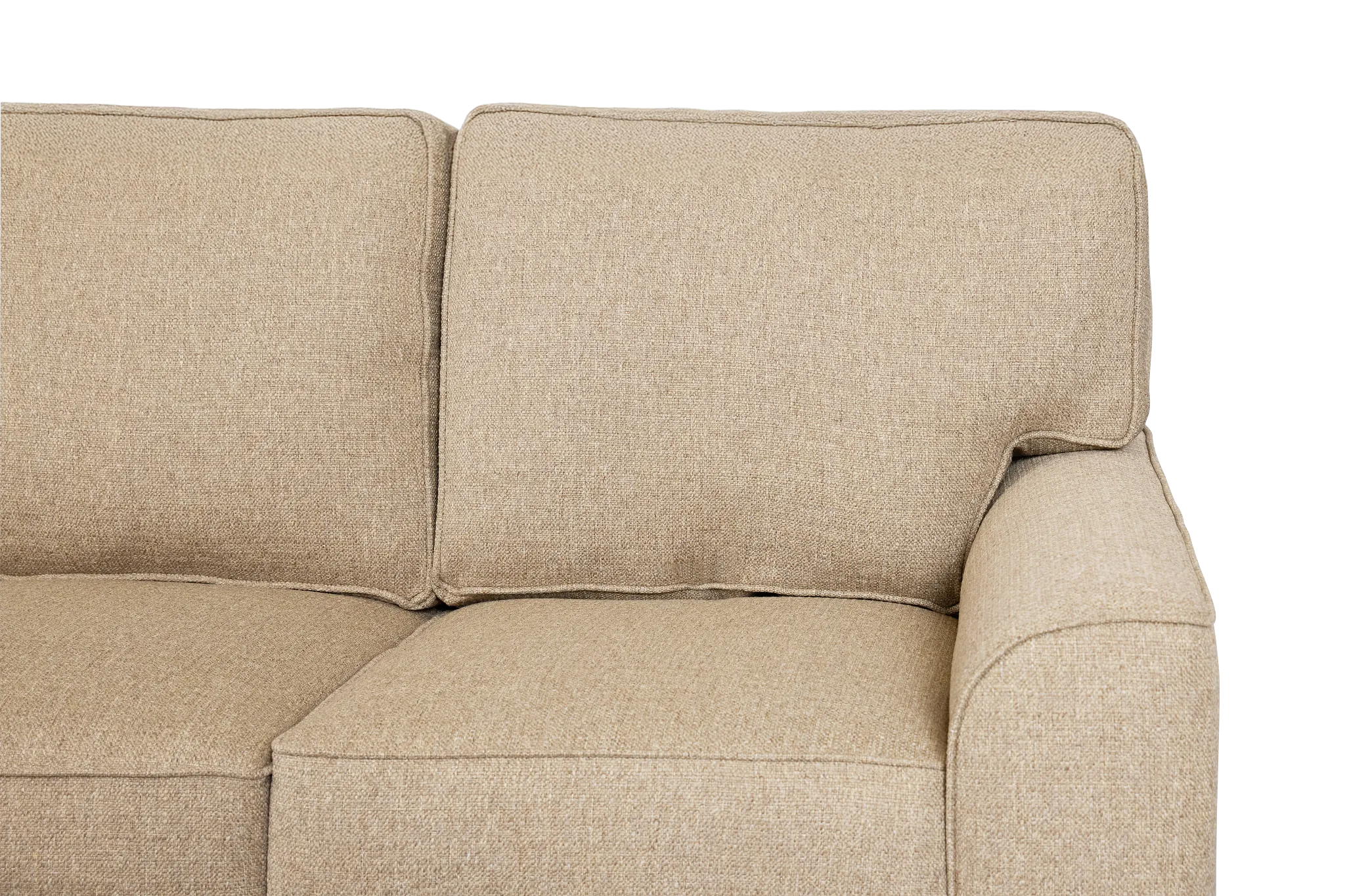 Sinclair Brown Fabric Sofa