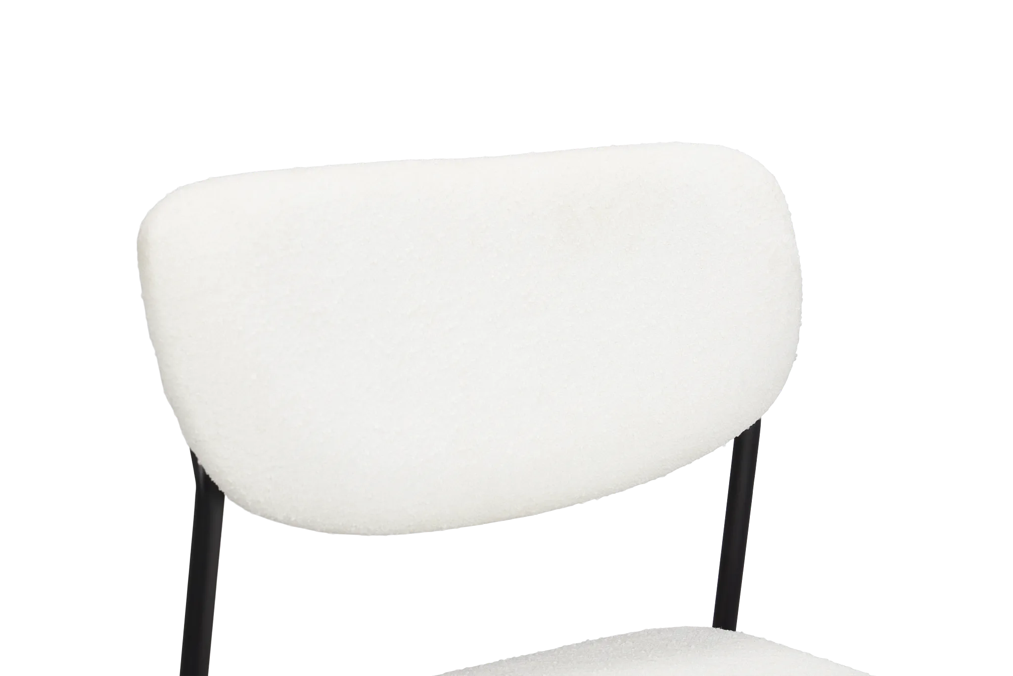 Lynden White Metal Upholstered Side Chair
