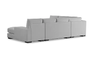 Edgewater Suave White Medium Right Chaise Sectional