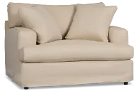 Marren Beige Fabric Chair