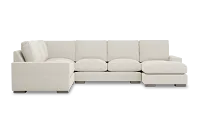 Edgewater Elite Ivory Medium Right Chaise Sectional