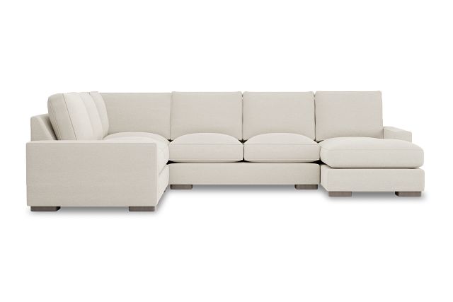 Edgewater Elite Ivory Medium Right Chaise Sectional
