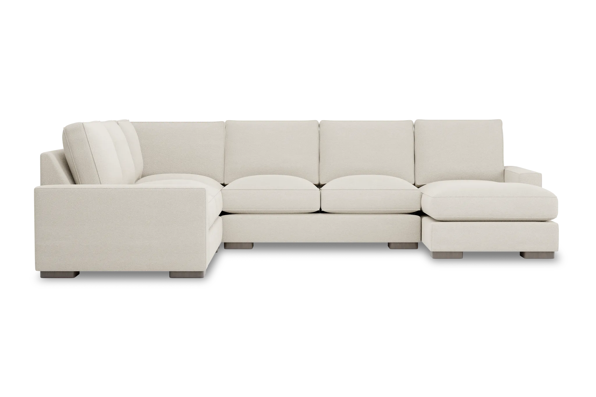 Edgewater Elite Ivory Medium Right Chaise Sectional