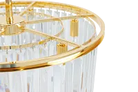 Audrey Gold Round Chandelier