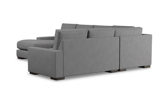 Edgewater Revenue Gray Medium Left Chaise Sectional
