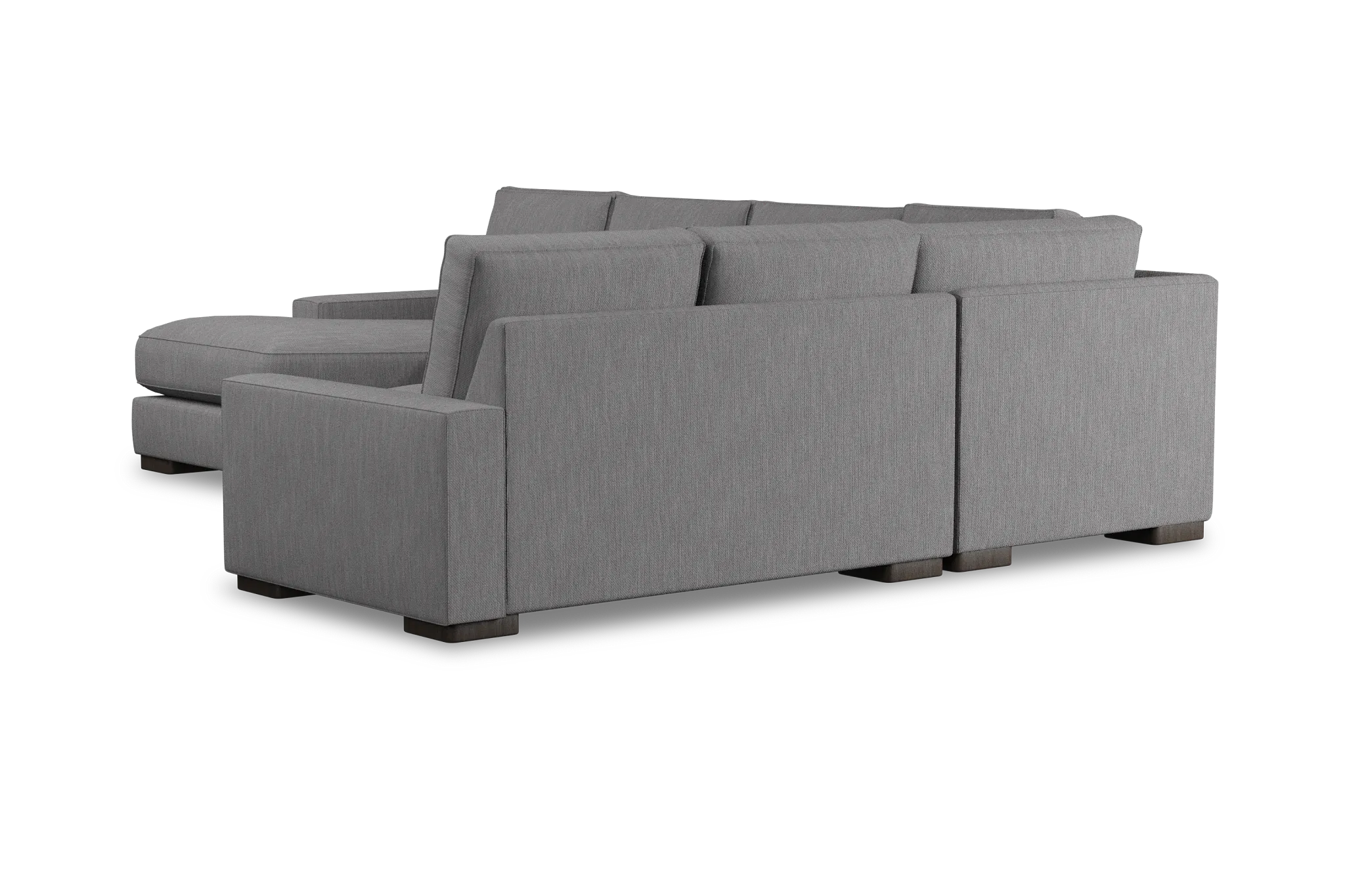 Edgewater Revenue Gray Medium Left Chaise Sectional
