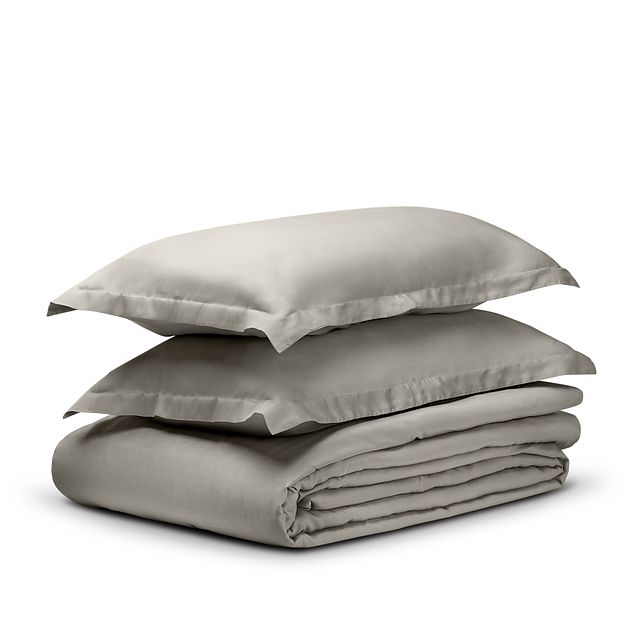 Rest & Renew Tencel Gray 300 Thread Duvet Set