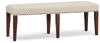 Joplin Dark Tone Upholstered Dining Bench
