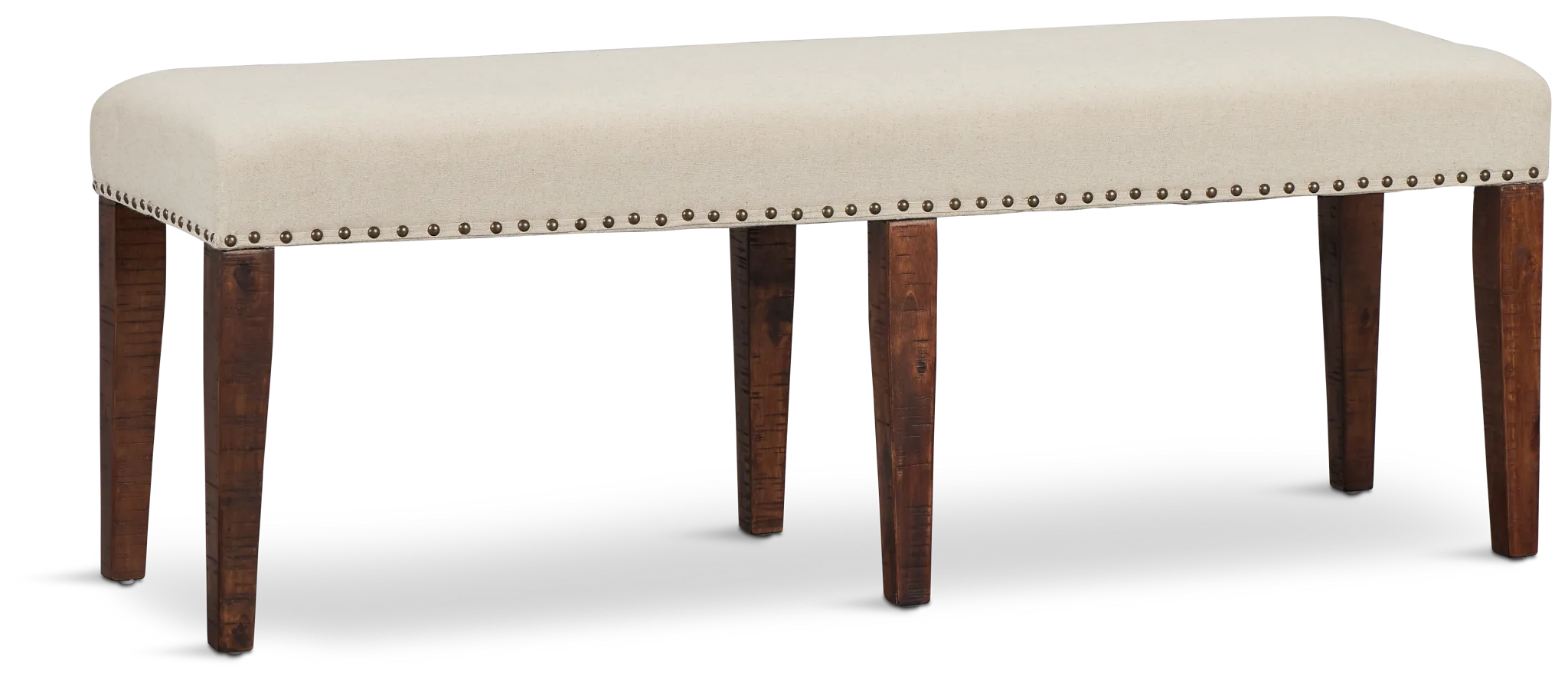 Joplin Dark Tone Upholstered Dining Bench