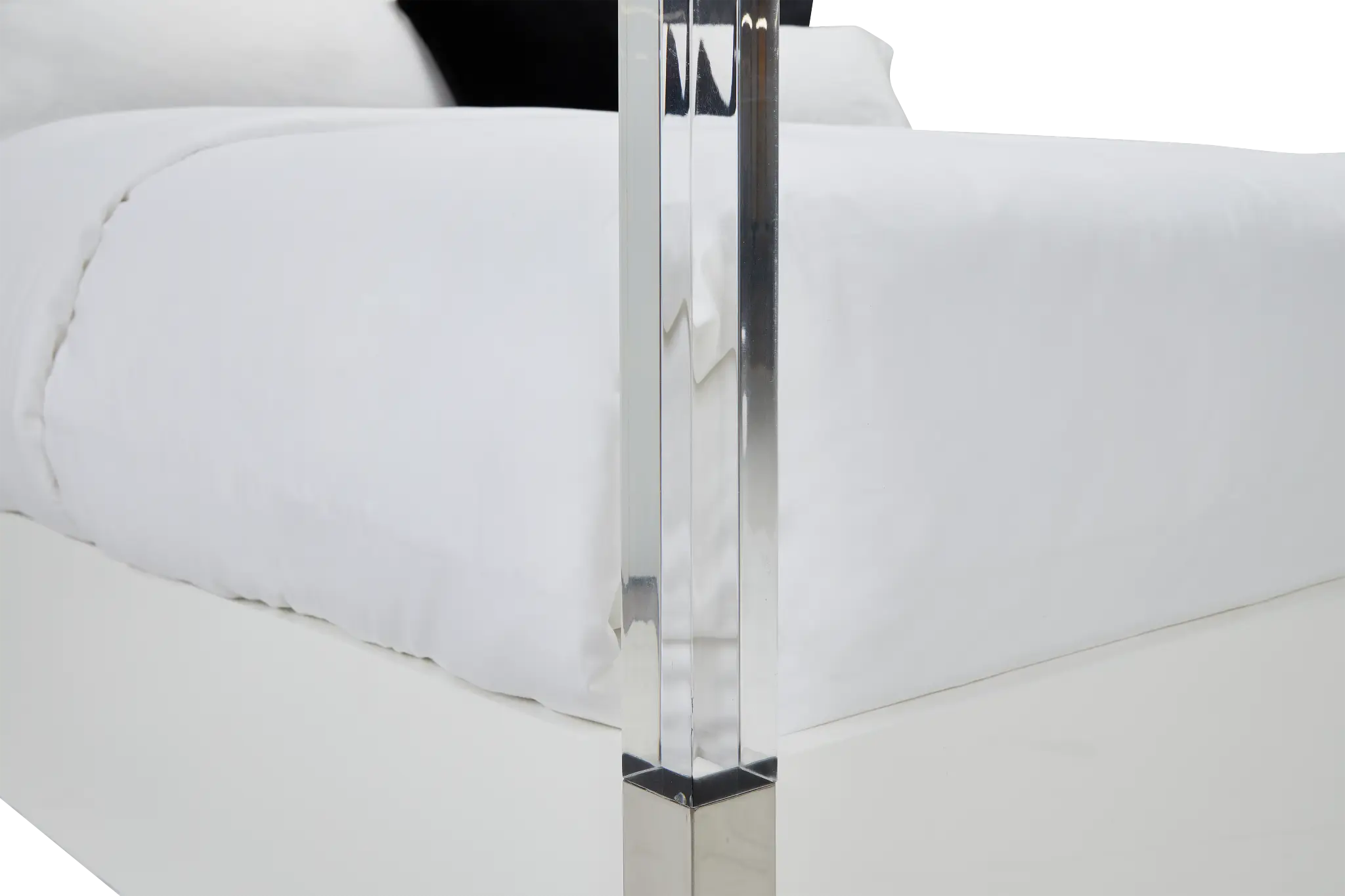 Miami White Uph Canopy Bed Miami White Uph Canopy Bed