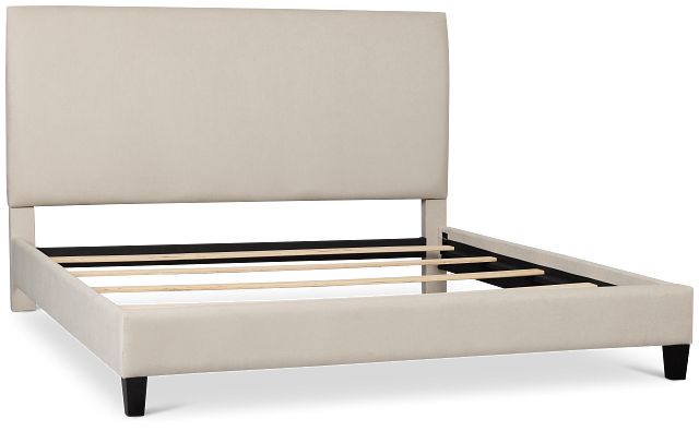 Lucy Taupe Uph Platform Bed