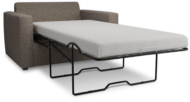 Siesta Elite Brown Fabric Memory Foam Sleeper
