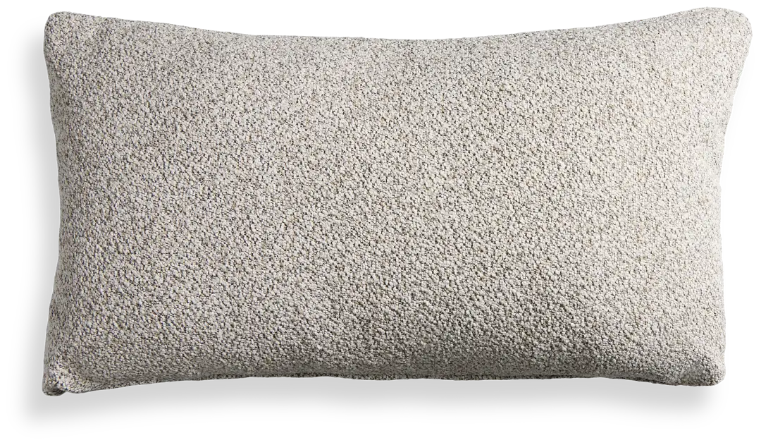 Muse Light Gray Lumbar Accent Pillow Muse Light Gray Lumbar Accent Pillow