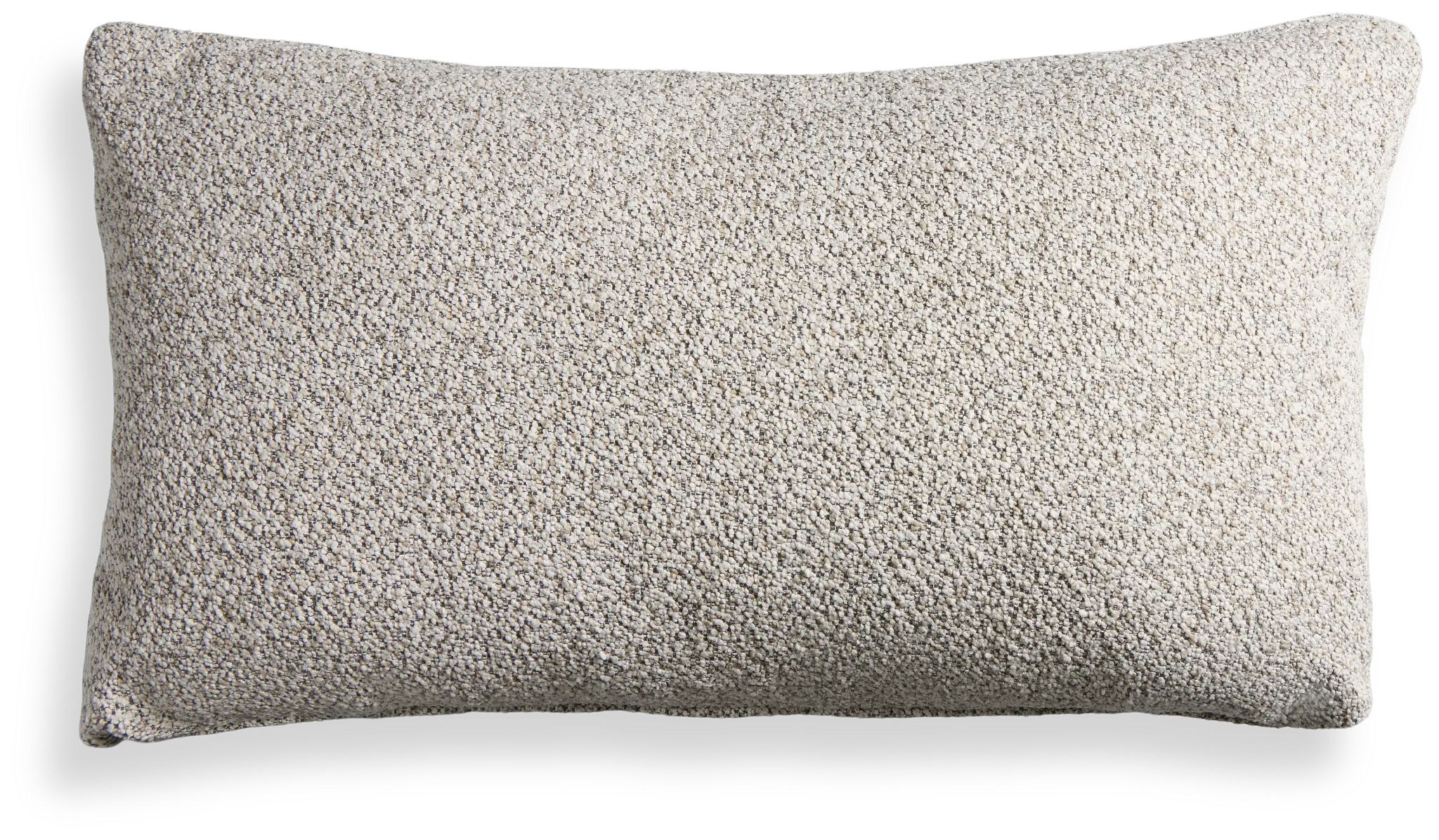 Muse Light Gray Lumbar Accent Pillow