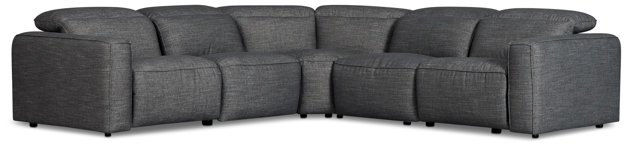 Ryland Dark Gray Fabric Small Two-arm Power Reclining Sectional Ryland Dark Gray Fabric Small Two-arm Power Reclining Sectional