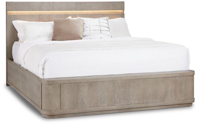 Soho Light Tone Platform Bed