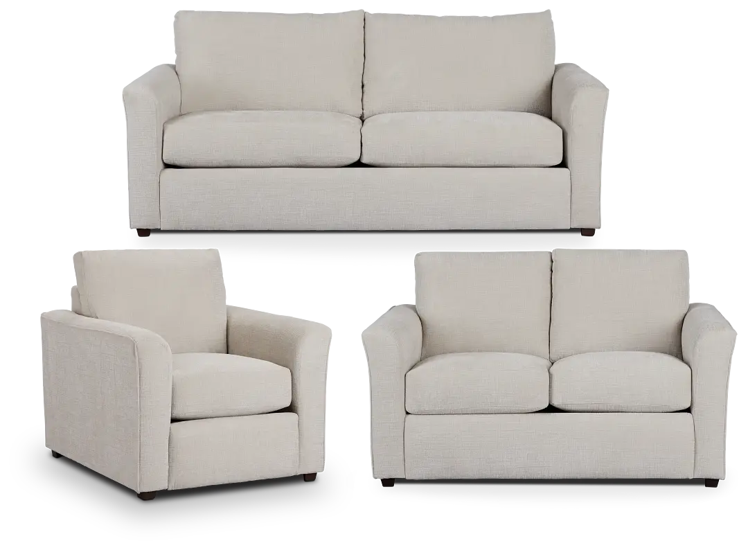 Maxie Light Beige Micro Living Room Maxie Light Beige Micro Living Room