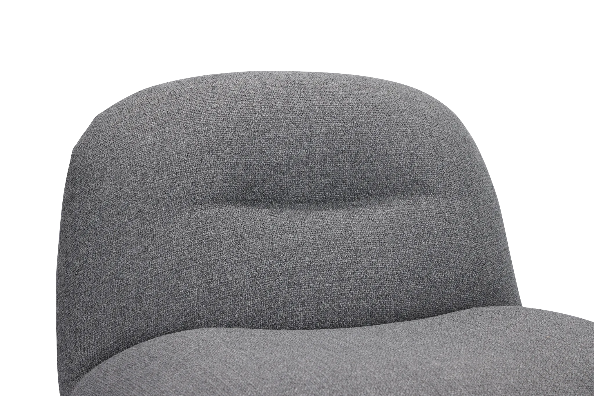 Aaliyah Dark Gray Fabric Swivel Accent Chair