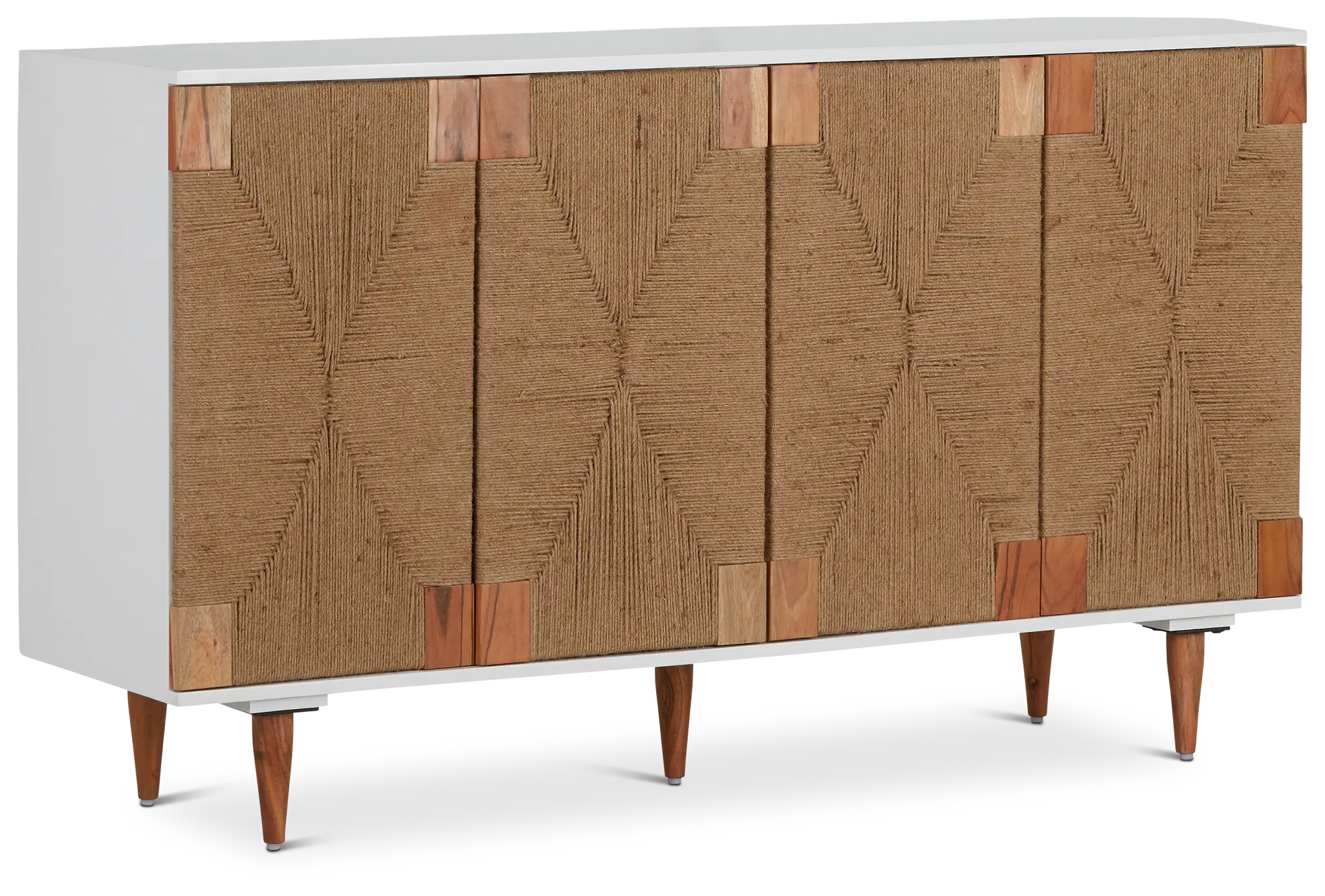 Woven Two-tone Four-door Cabinet Woven Two-tone Four-door Cabinet