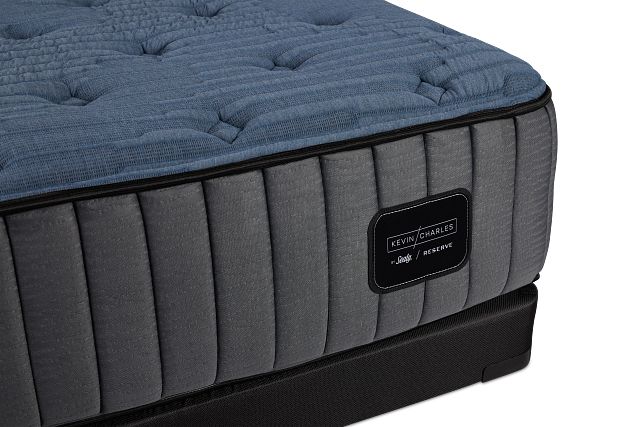 Kevin Charles By Sealy Reserve Lux Plush Low-profile Mattress Set