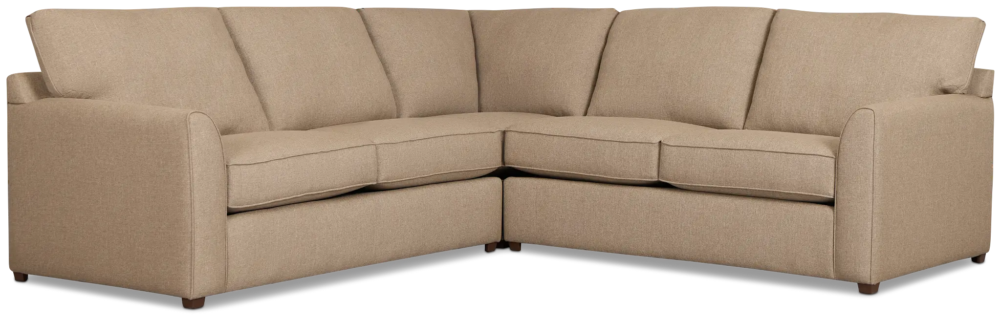 Tate Brown Fabric Medium Left Chaise Memory Foam Sleeper Sectional Tate Brown Fabric Medium Left Chaise Memory Foam Sleeper Sectional