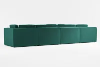 Destin Joya Green Velvet 6-piece Modular Sectional