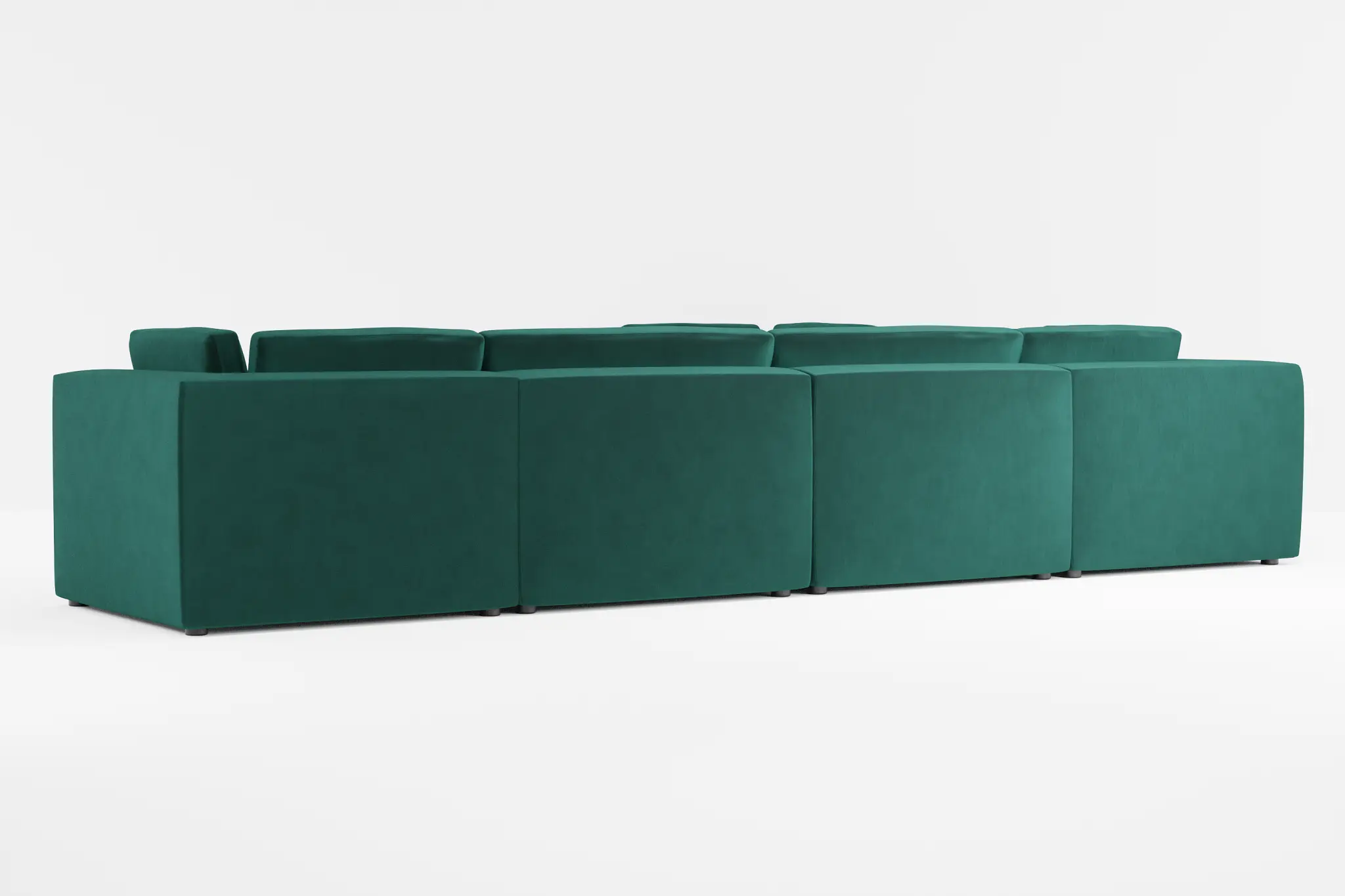 Destin Joya Green Velvet 6-piece Modular Sectional Destin Joya Green Velvet 6-piece Modular Sectional